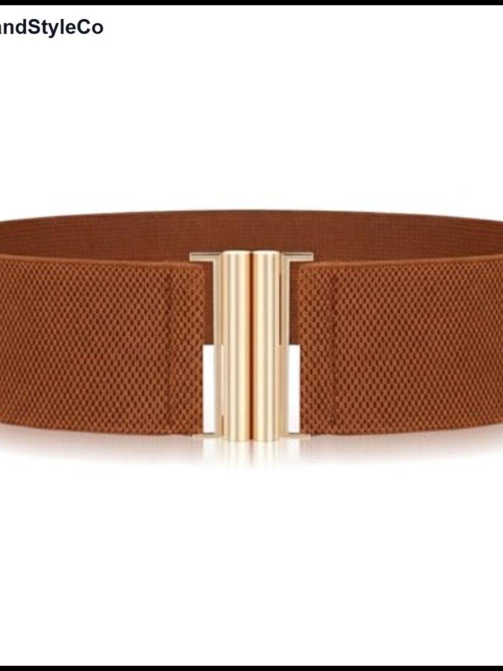Wide Stretchy Waist Belt for Women Vintage Zinc Alloy Buckle